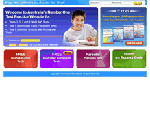 Tablet Screenshot of exceltestzone.com.au
